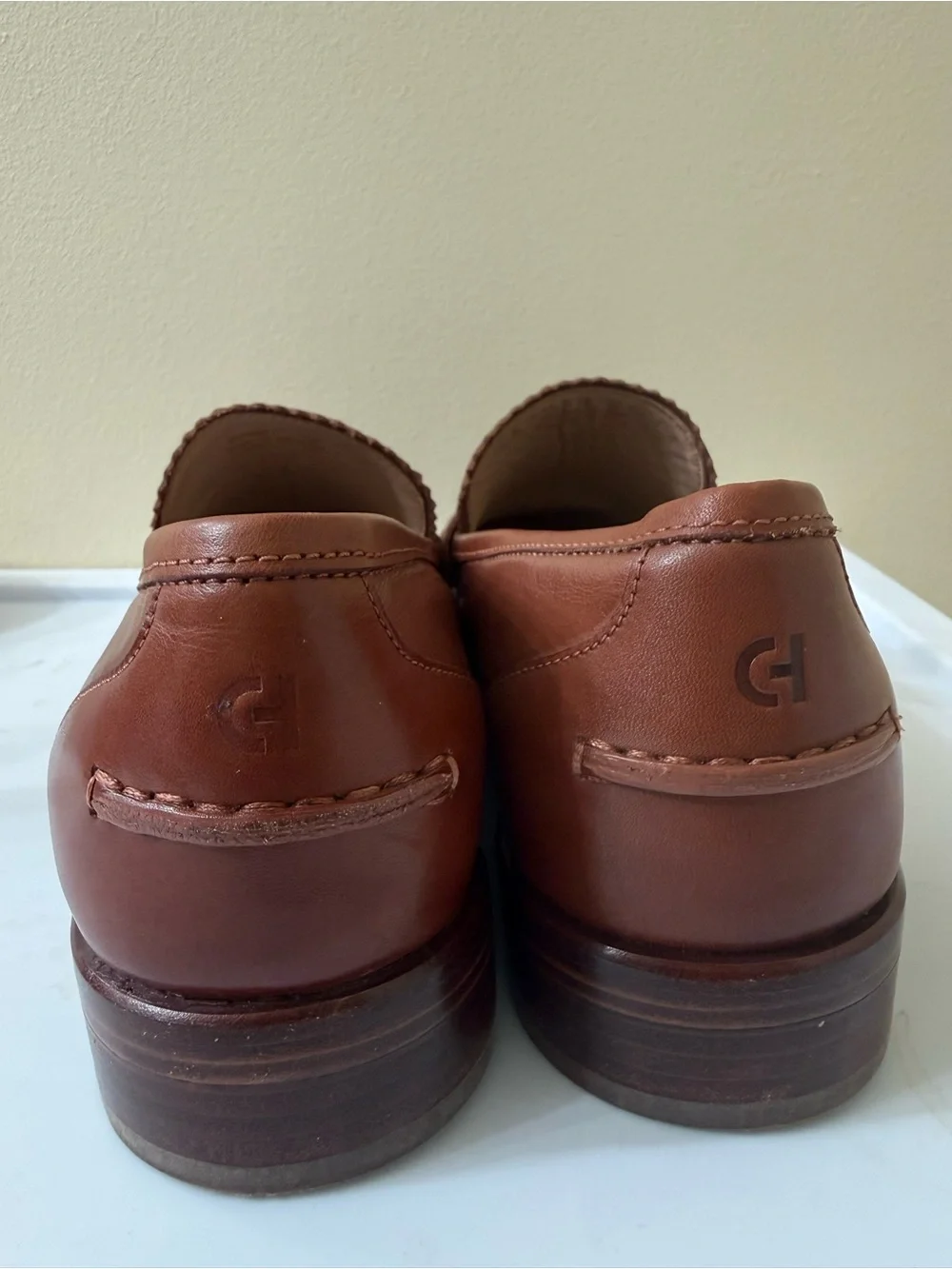 Chestnut Penny Loafers Cole Haan 10 Preppy Comfy Office Comfy Quiet Luxury